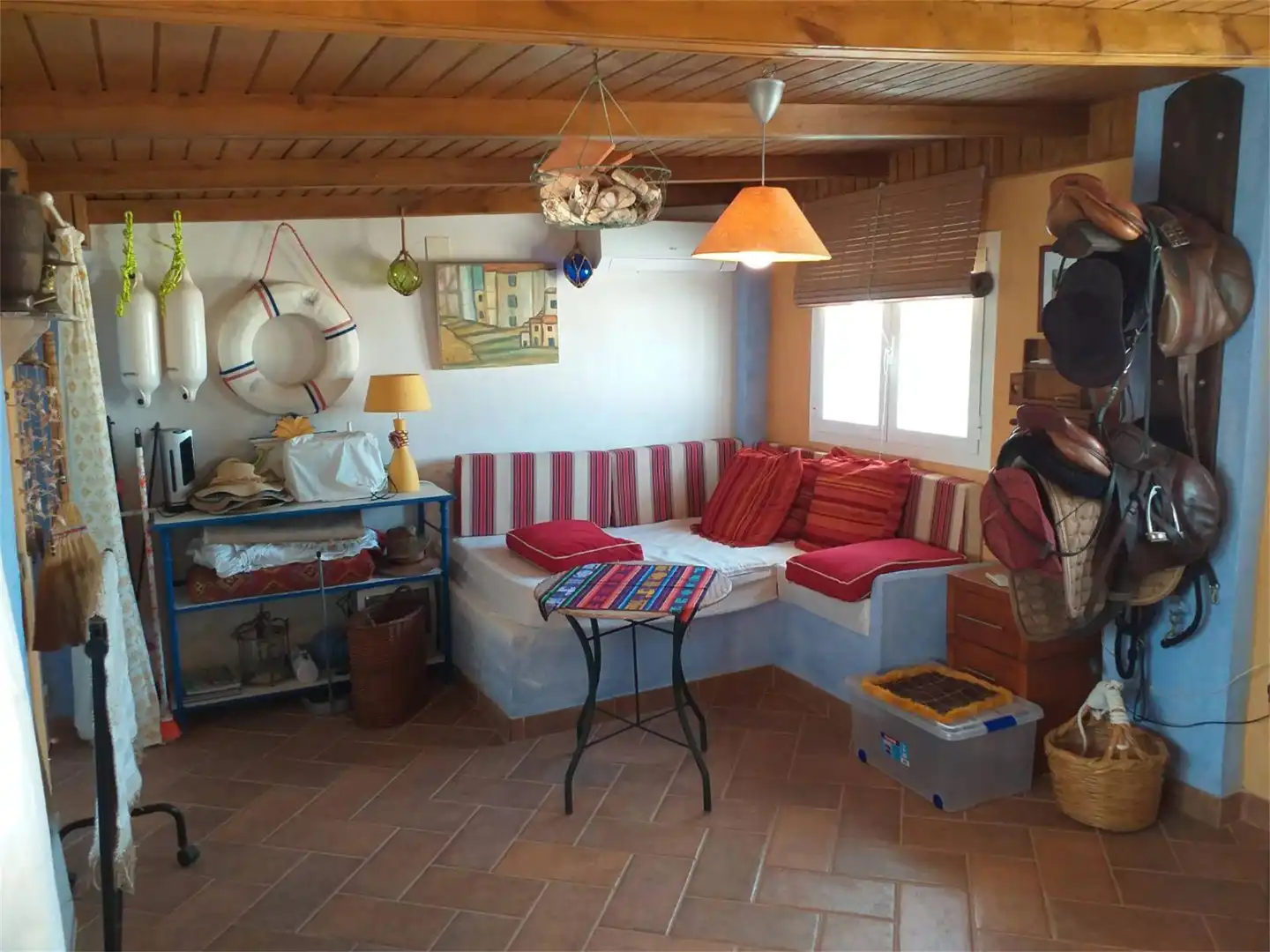 Casa adosada en venta en Calle San Sebastián, 31, Trebujena Sala de estar de Casa adosada en venta en Trebujena con Aire acondicionado y Terraza
