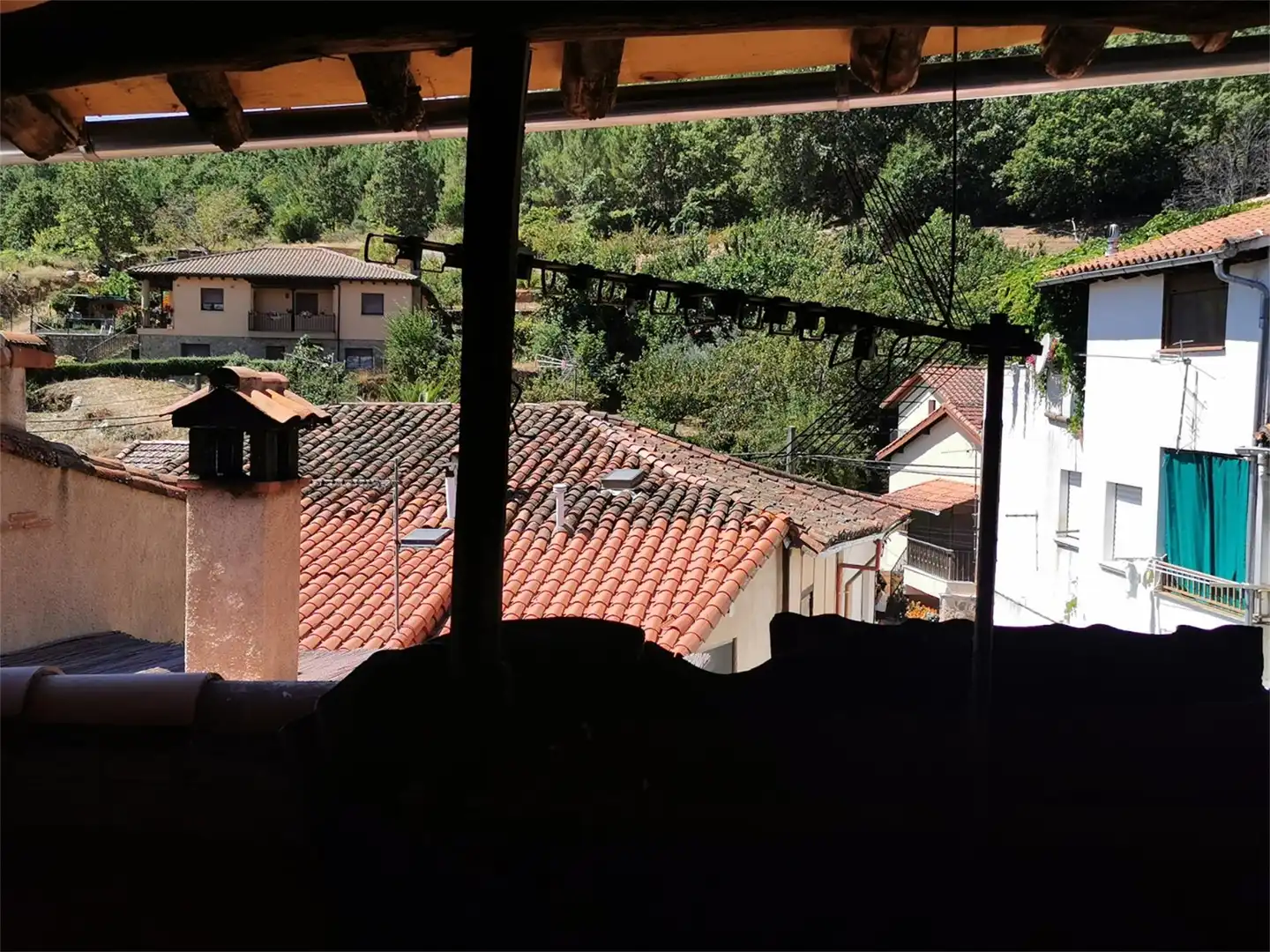 Vista exterior de Casa adosada en venda en Villanueva del Conde amb Terrassa, Rentadora i Balcó