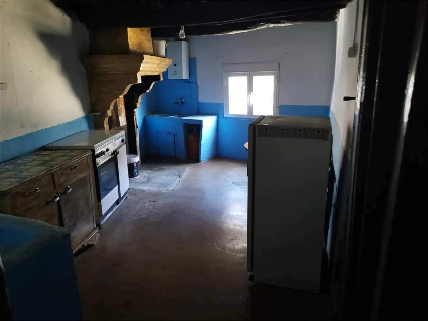 Cuina de Casa adosada en venda en Villanueva del Conde amb Terrassa, Rentadora i Balcó