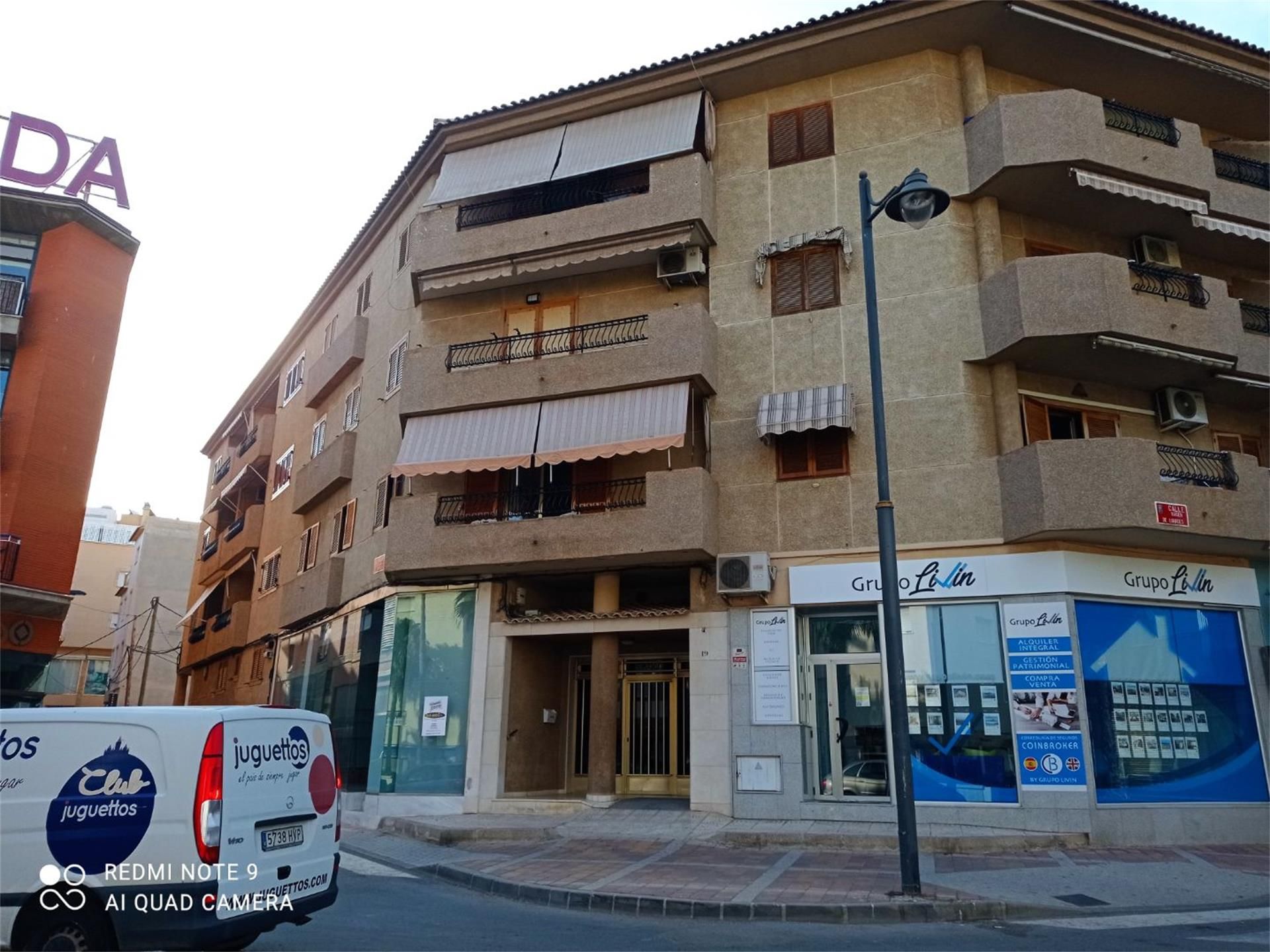 Vista exterior de Piso en venta en Mazarrón con Aire acondicionado, Calefacción y Terraza