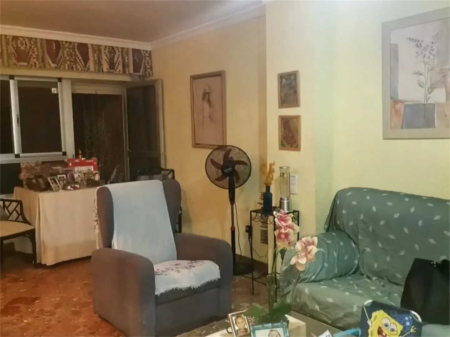 Living room of Flat for sale in Almería  with Private garden, Terrace and Storage room