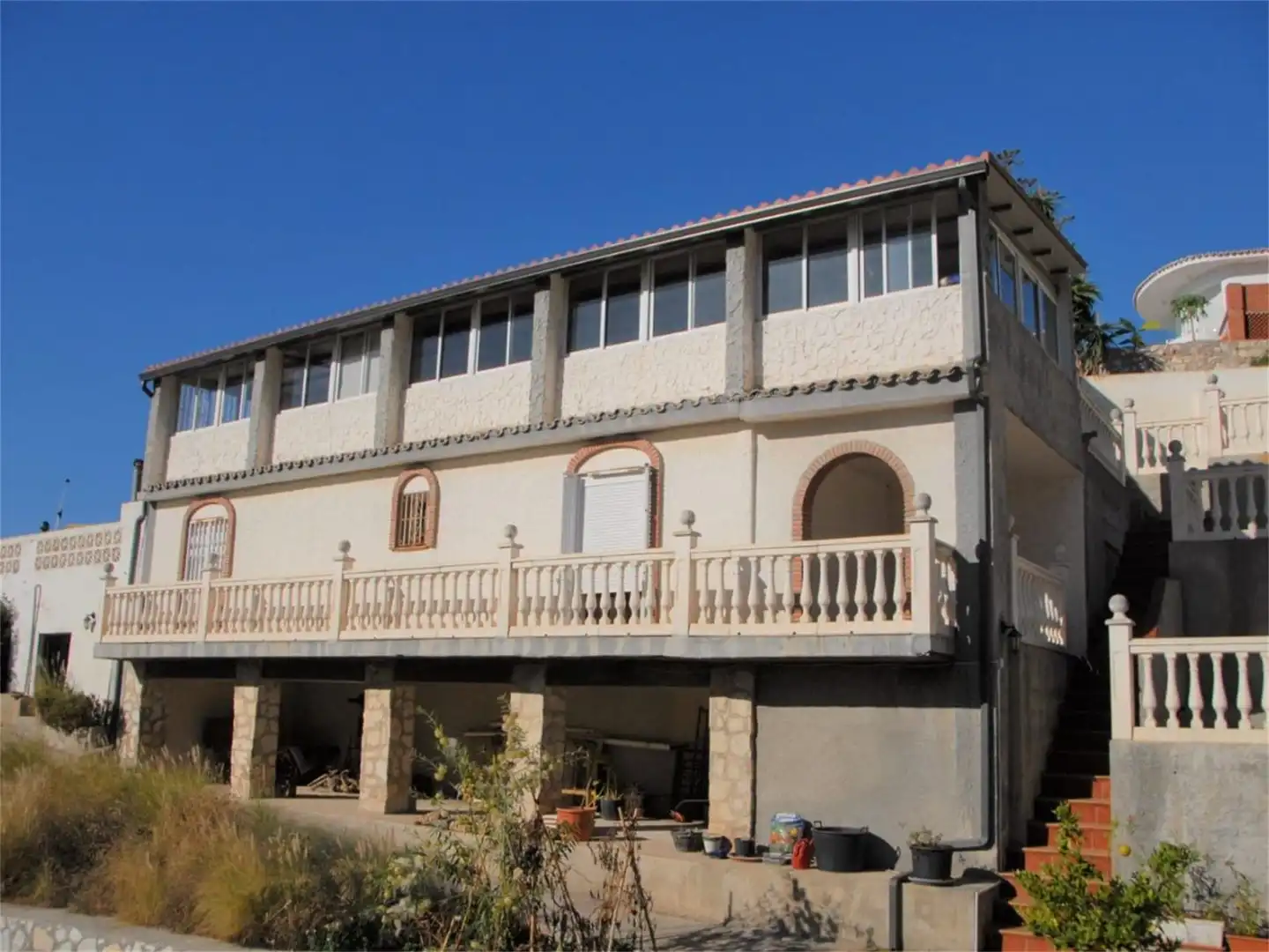 Vista exterior de Casa o chalet en venta en Benalmádena con Terraza, Piscina y Balcón