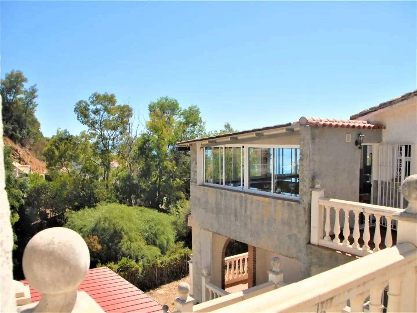 Terraza de Casa o chalet en venta en Benalmádena con Terraza, Piscina y Balcón