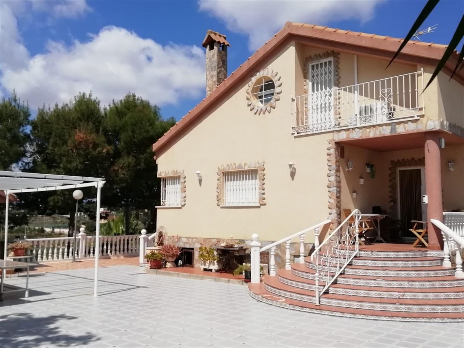 Exterior view of House or chalet for sale in  Murcia Capital  with Air Conditioner, Terrace and Swimming Pool