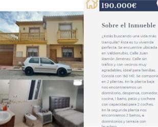 Exterior view of Single-family semi-detached for sale in Valderrubio  with Air Conditioner, Terrace and Balcony