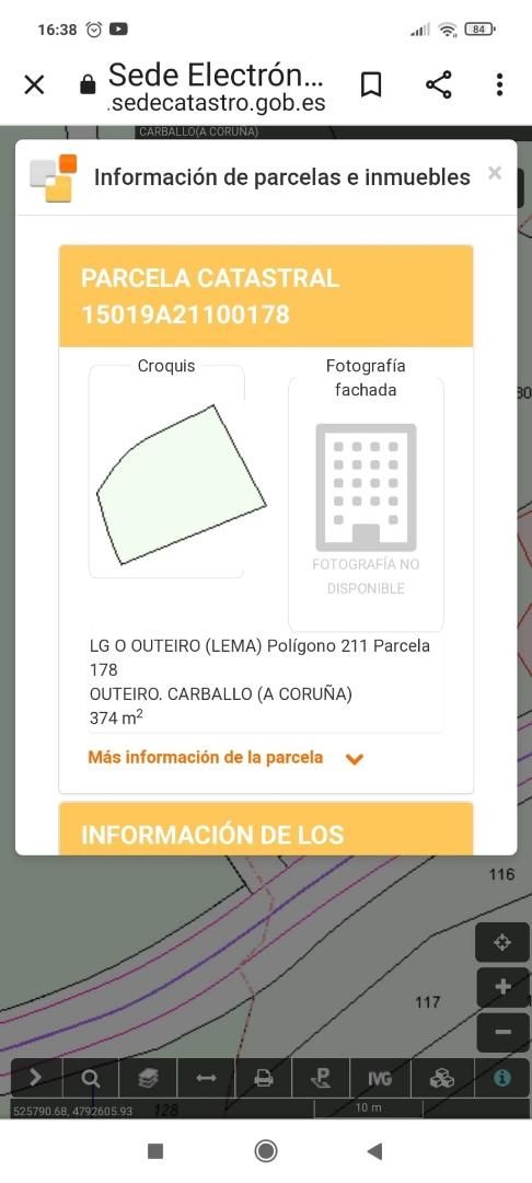 Parking de Terreno en venta en Carballo