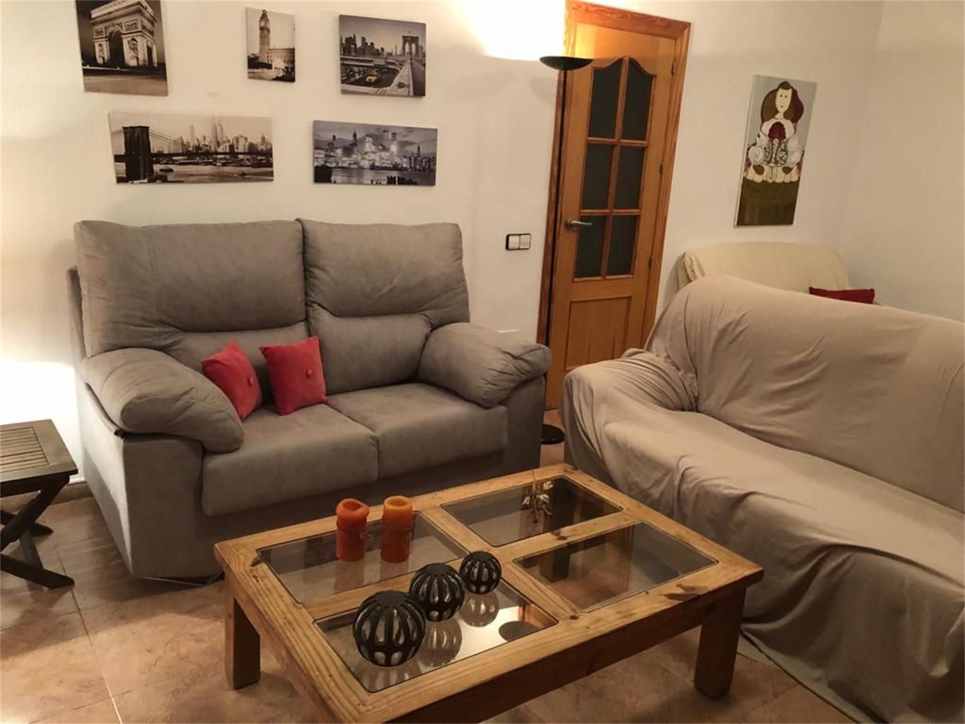 Sala d'estar de Pis en venda en Roquetas de Mar amb Aire condicionat, Calefacció i Piscina