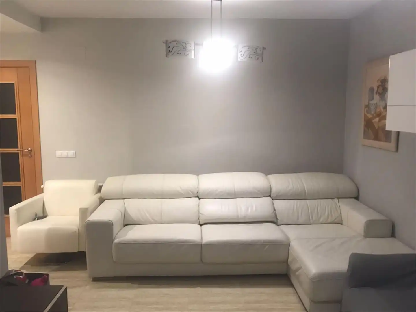 Sala de estar de Casa adosada en venta en Tomelloso con Aire acondicionado, Calefacción y Amueblado