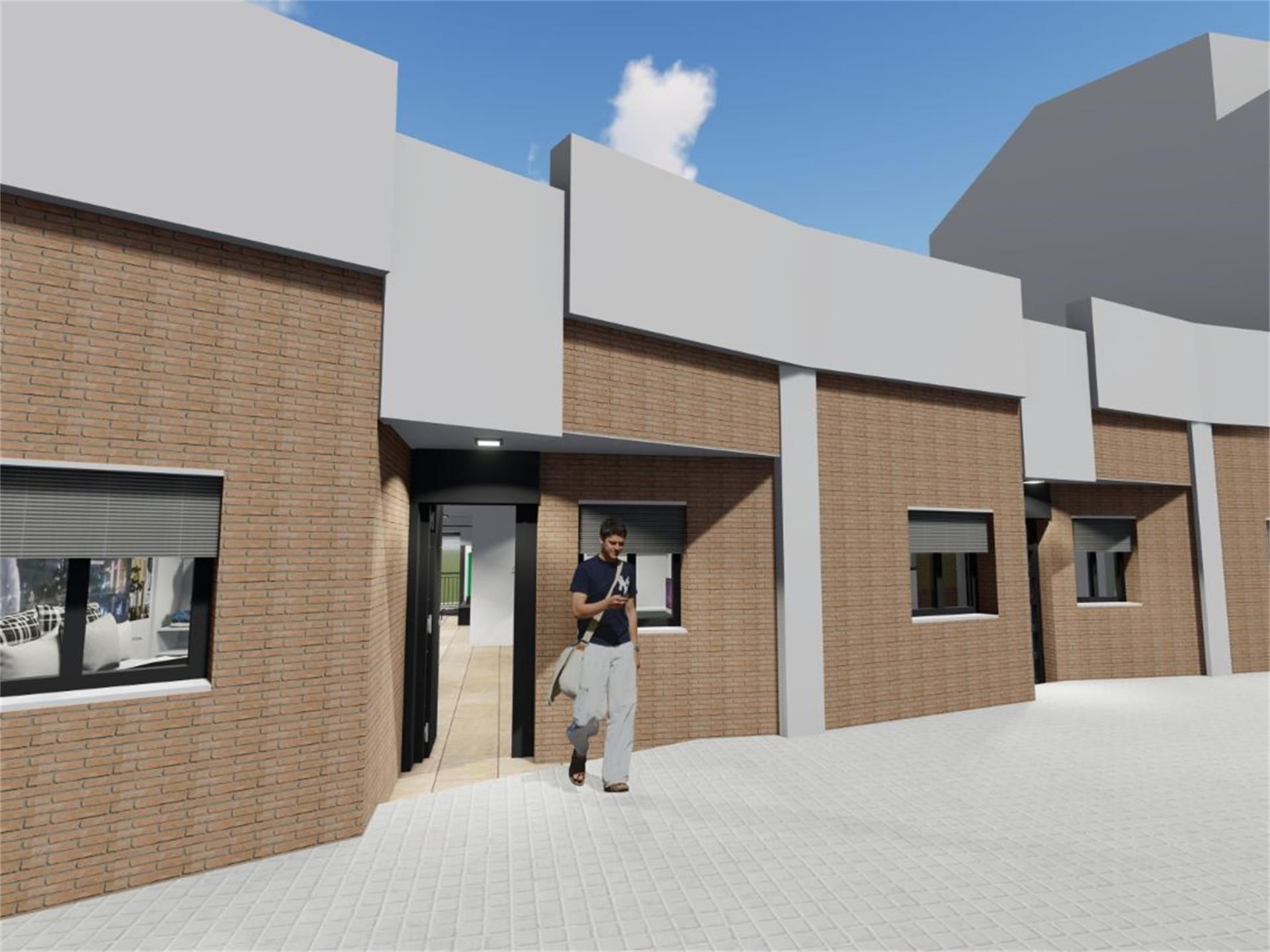 Vista exterior de Casa adosada en venta en Calaf con Calefacción, Terraza y TV