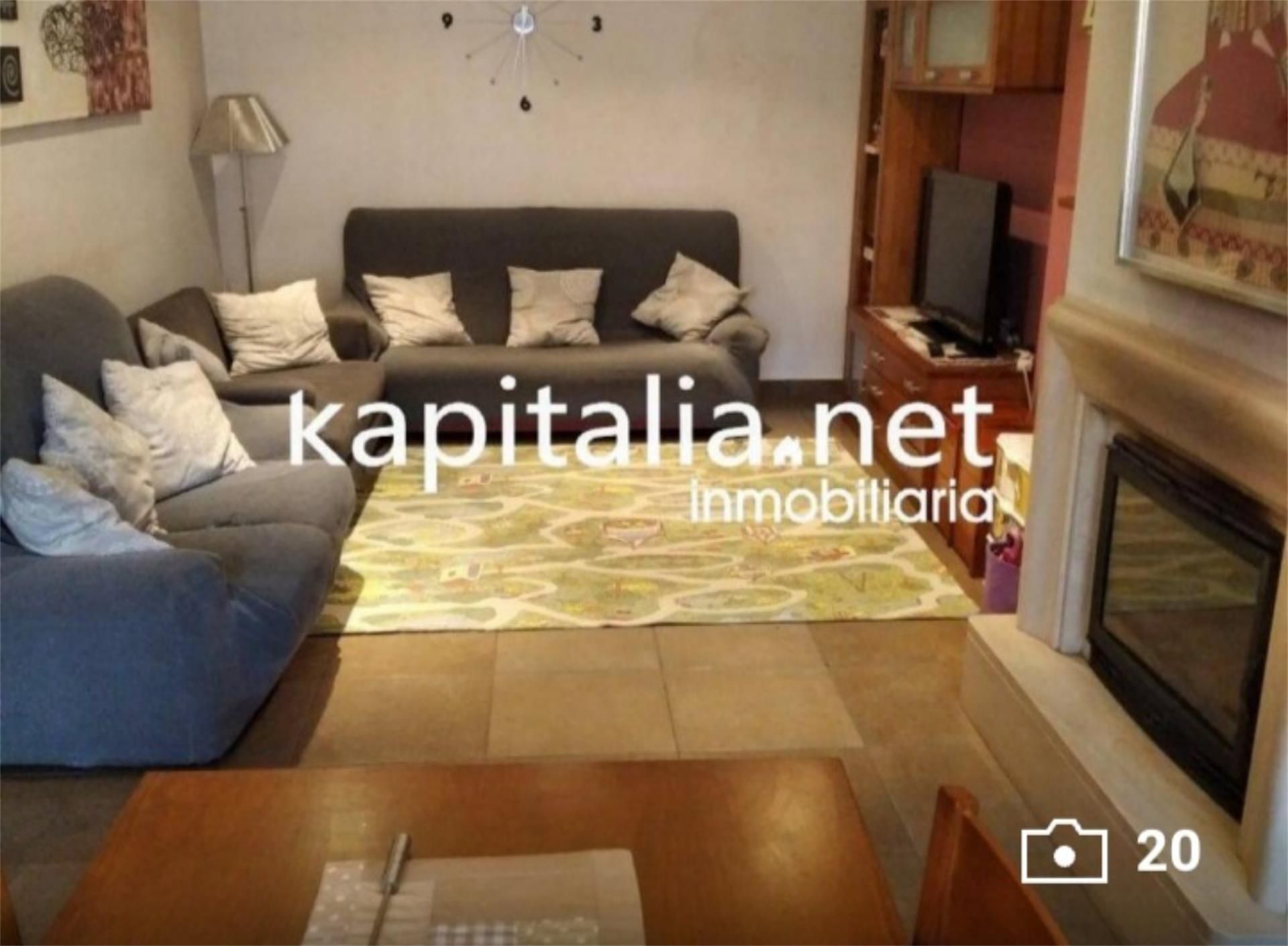 Sala d'estar de Casa adosada en venda en Rotglà i Corbera amb Terrassa, Balcó i Videoporter