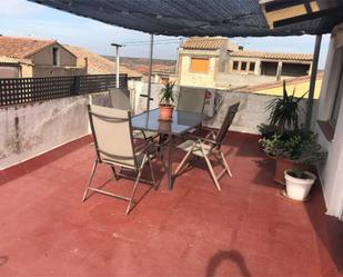 Exterior view of Single-family semi-detached for sale in Ontiñena  with Air Conditioner