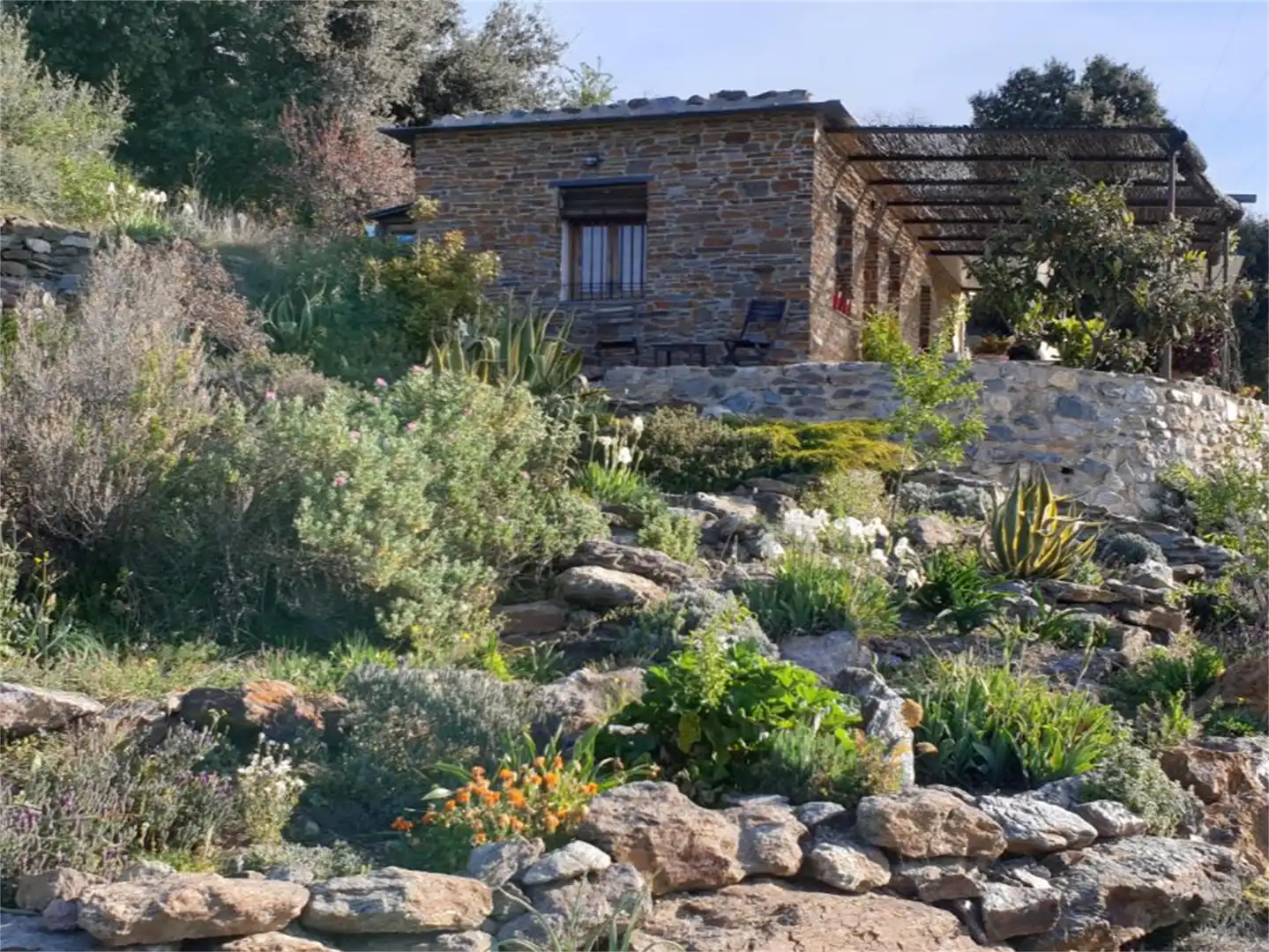 Jardín de Finca rústica en venta en Pórtugos con Calefacción, Jardín privado y Terraza