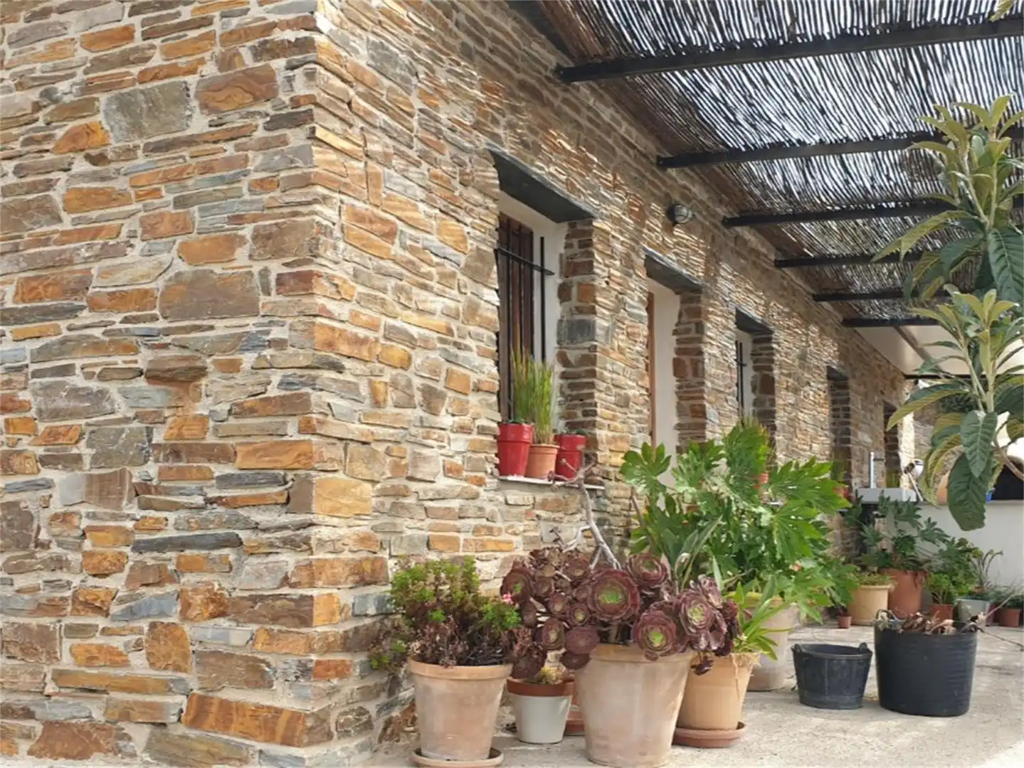 Vista exterior de Finca rústica en venta en Pórtugos con Calefacción, Jardín privado y Terraza