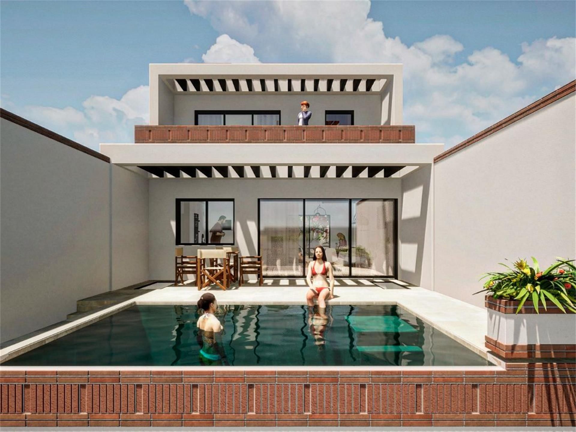 Piscina de Casa o xalet en venda en Argés amb Aire condicionat, Terrassa i Piscina