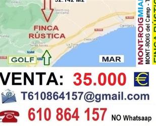 Land for sale in Mont-roig del Camp