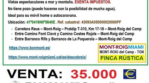 Foto 2 de Terreno en venta en Ap-7, El Casalot, Mont-roig del Camp