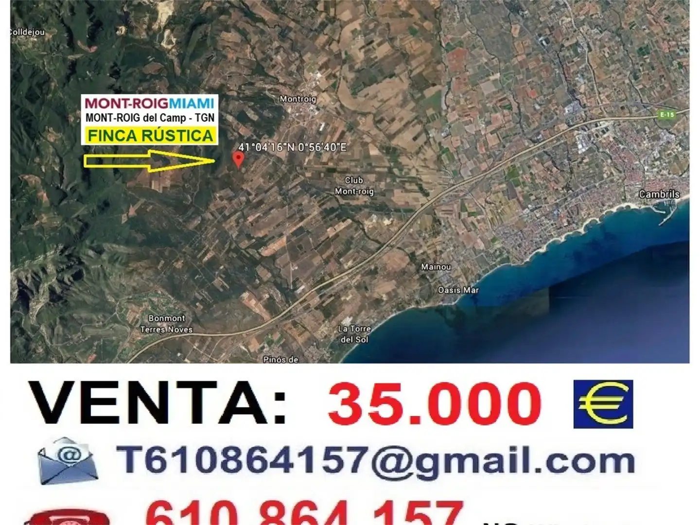 Terreno en venta en AP-7, El Casalot Terreno en venta en Mont-roig del Camp