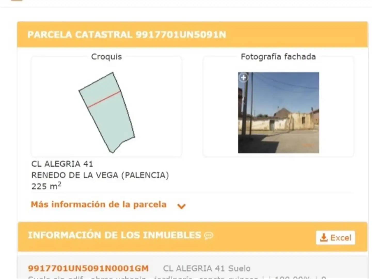 Land for sale in Renedo de la Vega