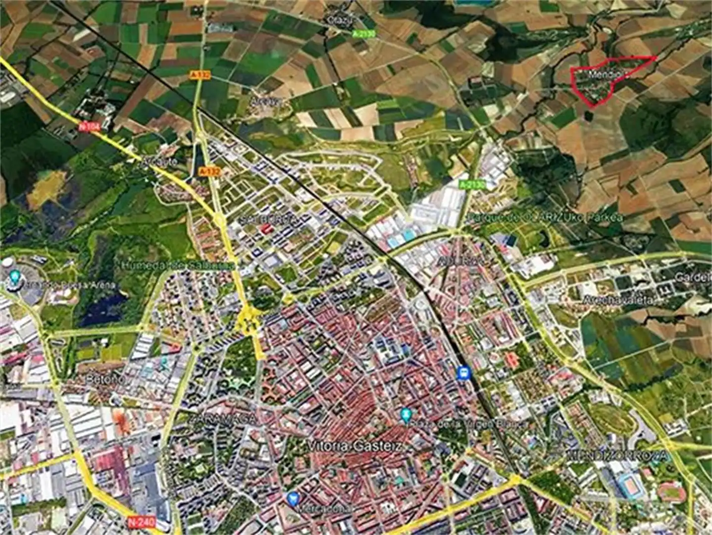 Bebaubares Gelände zum Verkauf in Calle San Juan Chiquo, 1, Zona rural suroeste Außenansicht von Bebaubares Gelände zum Verkauf in Vitoria - Gasteiz