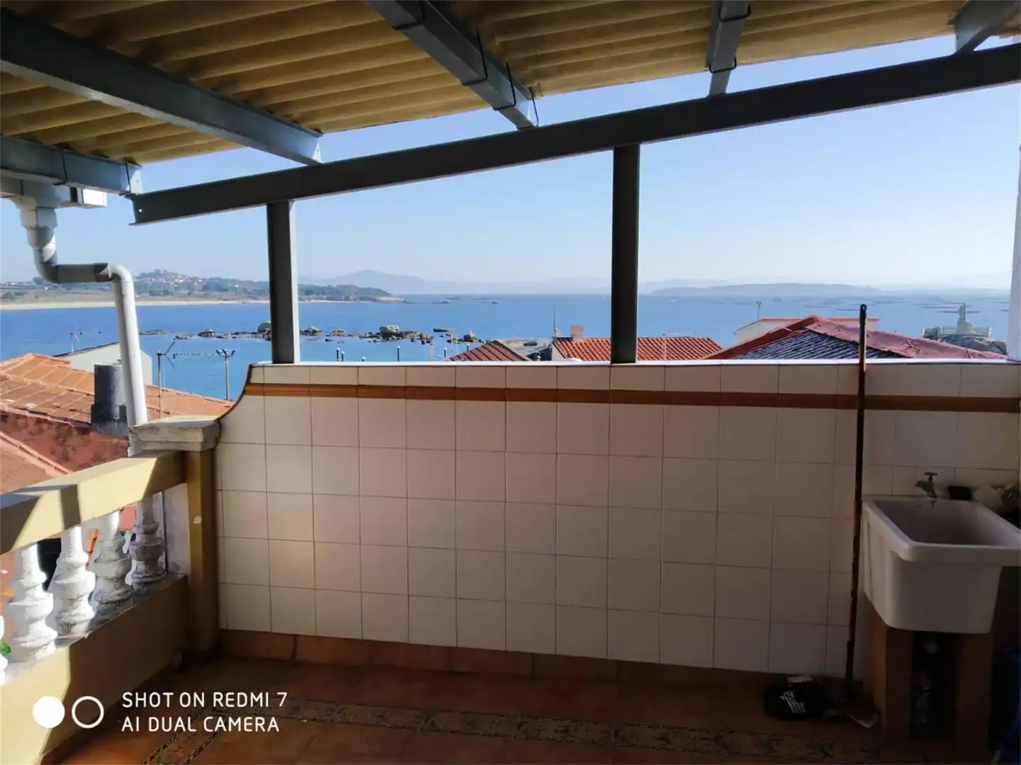 Casa adosada en venta en Rúa Praza, Palmeira Terraza de Casa adosada en venta en Ribeira con Terraza y Amueblado