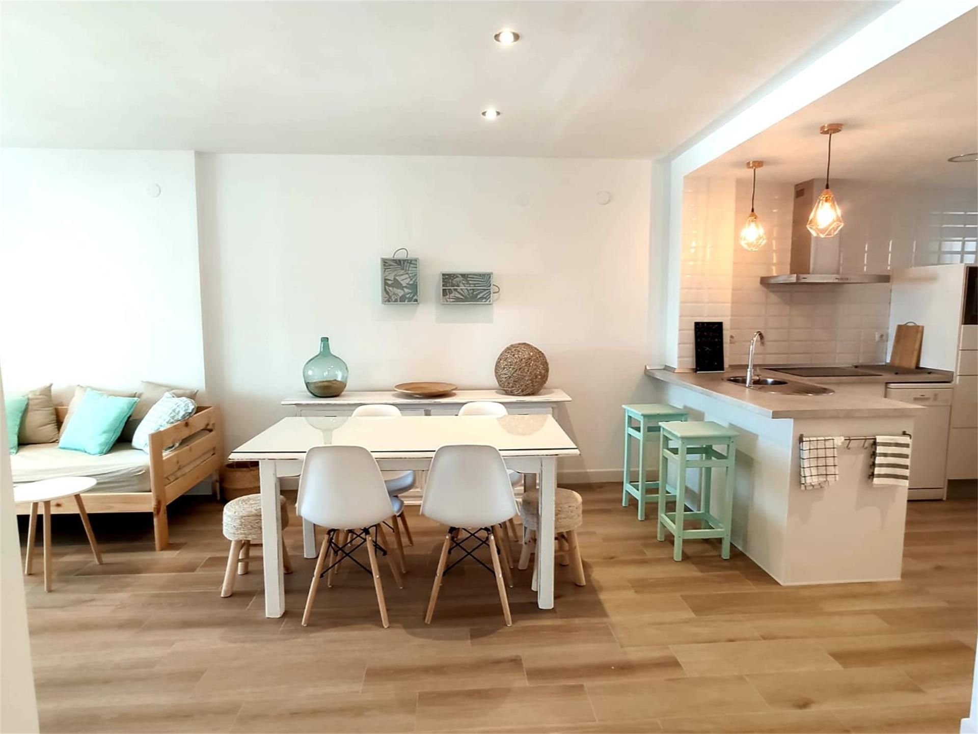 Dining room of Flat to rent in Almonte  with Terrace, Swimming Pool and Furnished