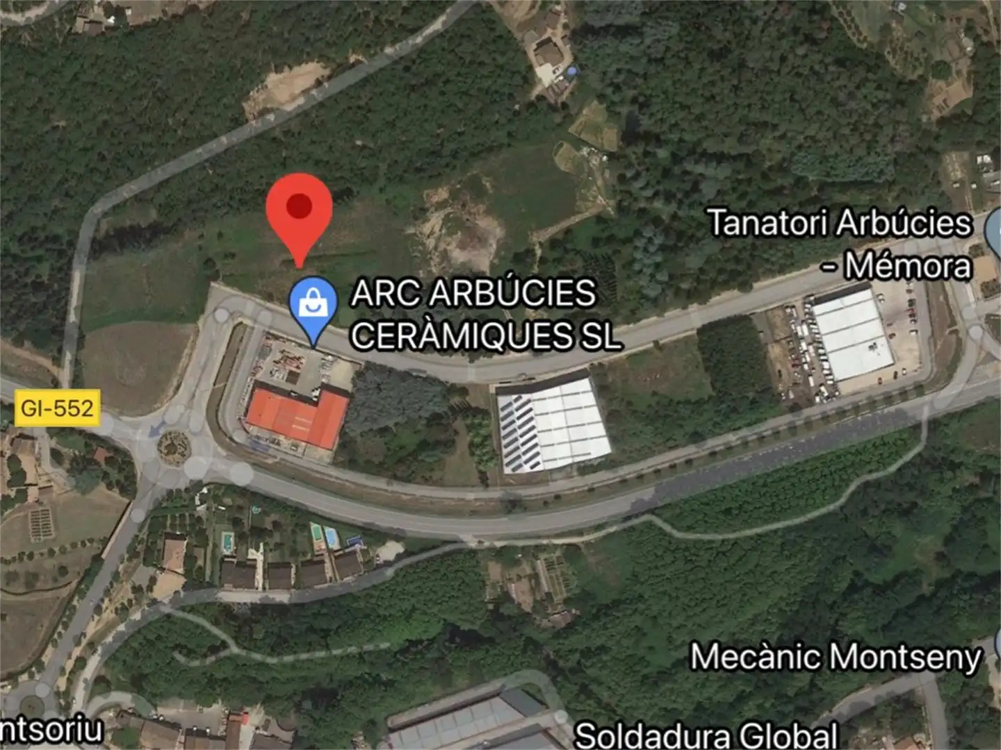 Terreno industrial en venta en Carrer Sant Hilari, Arbúcies Vista exterior de Terreno industrial en venta en Arbúcies