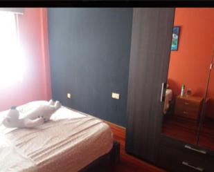 Bedroom of Flat for sale in Narón  with Parquet flooring, Terrace and Storage room