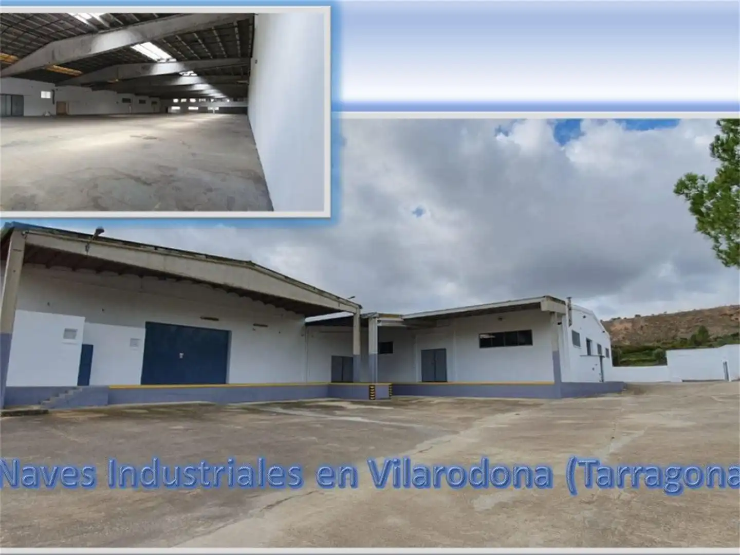 Vista exterior de Nave industrial en venta en El Pla de Santa Maria