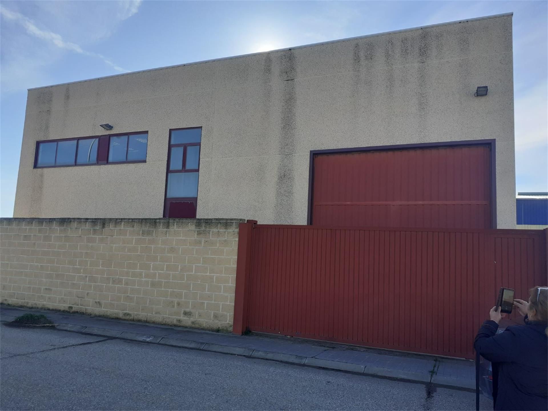 Exterior view of Industrial buildings for sale in Fuente El Saz de Jarama