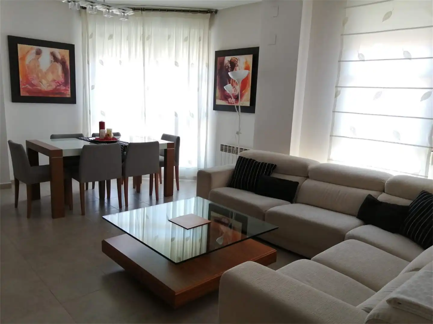 Sala de estar de Piso en venta en Vilallonga / Villalonga con Aire acondicionado y Terraza