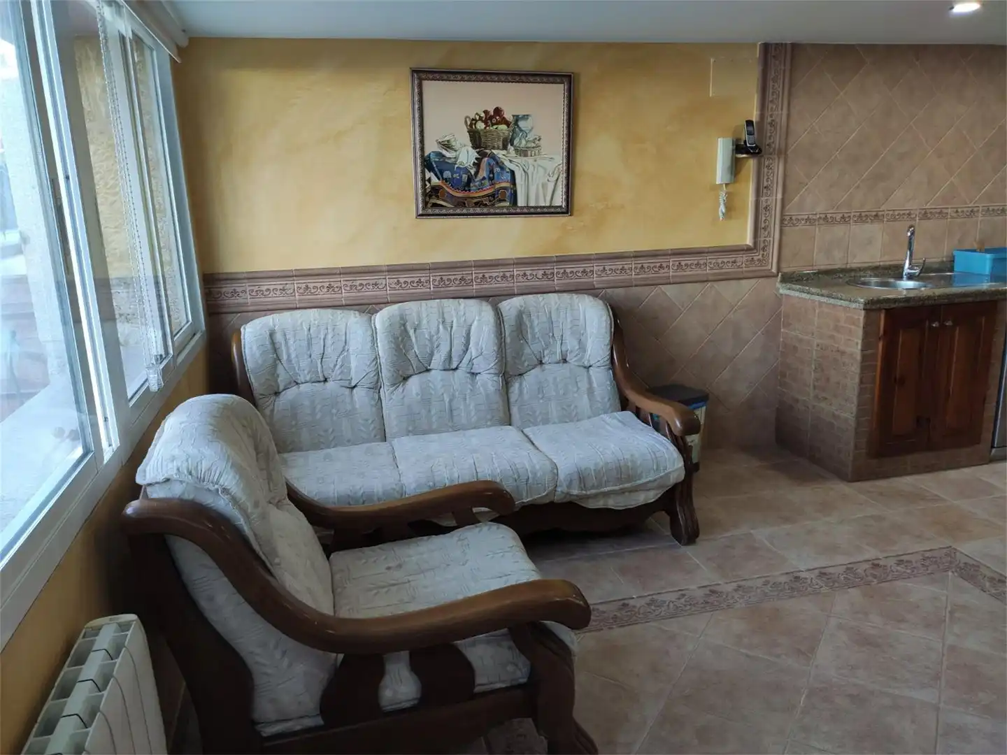 Flat for rent in A Pena, 19, Bueu Living room of Flat for rent in Bueu with Heating, Parquet flooring and Swimming Pool