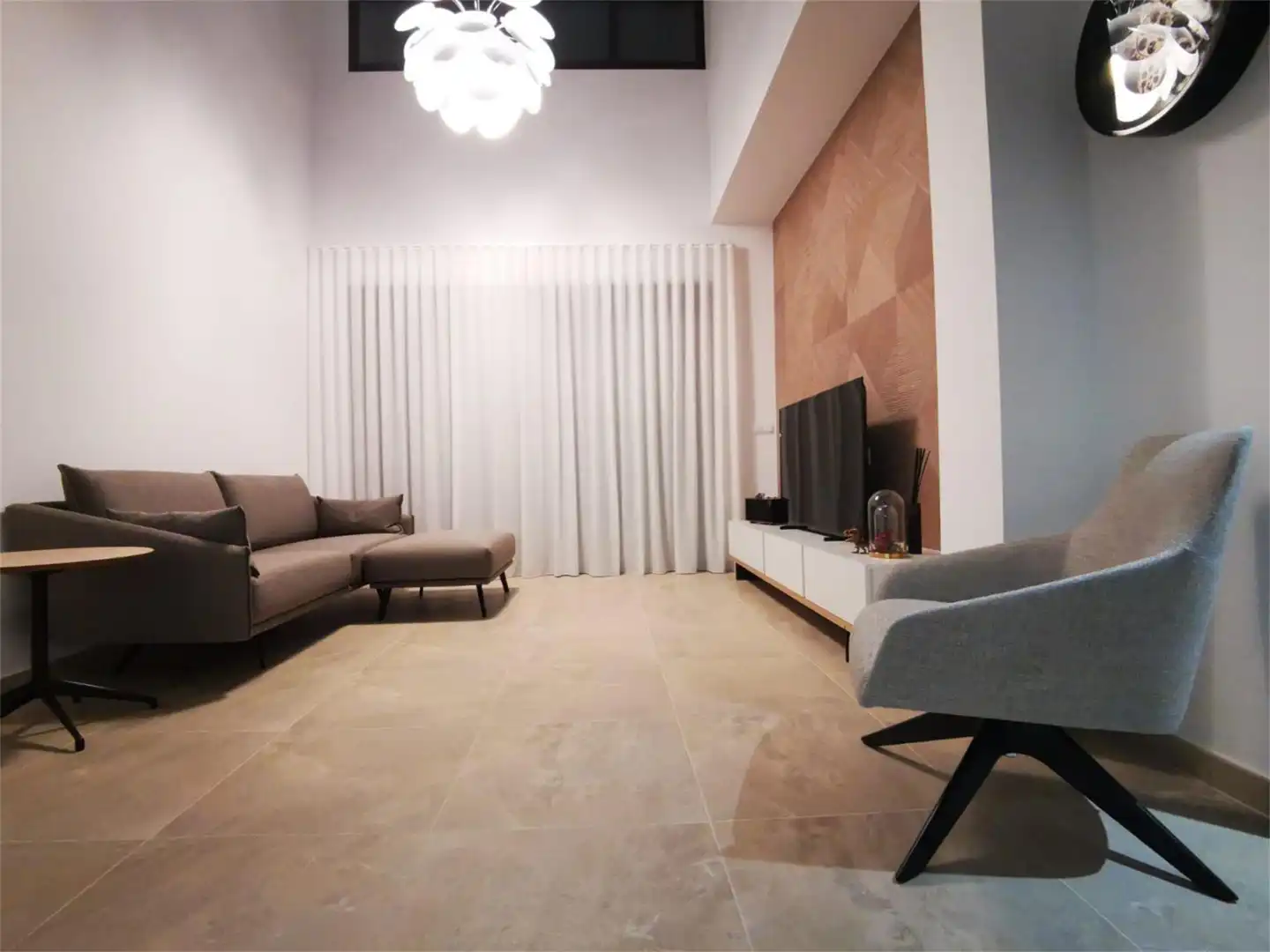 Sala de estar de Casa adosada en venta en Pilar de la Horadada con Aire acondicionado, Jardín privado y Terraza