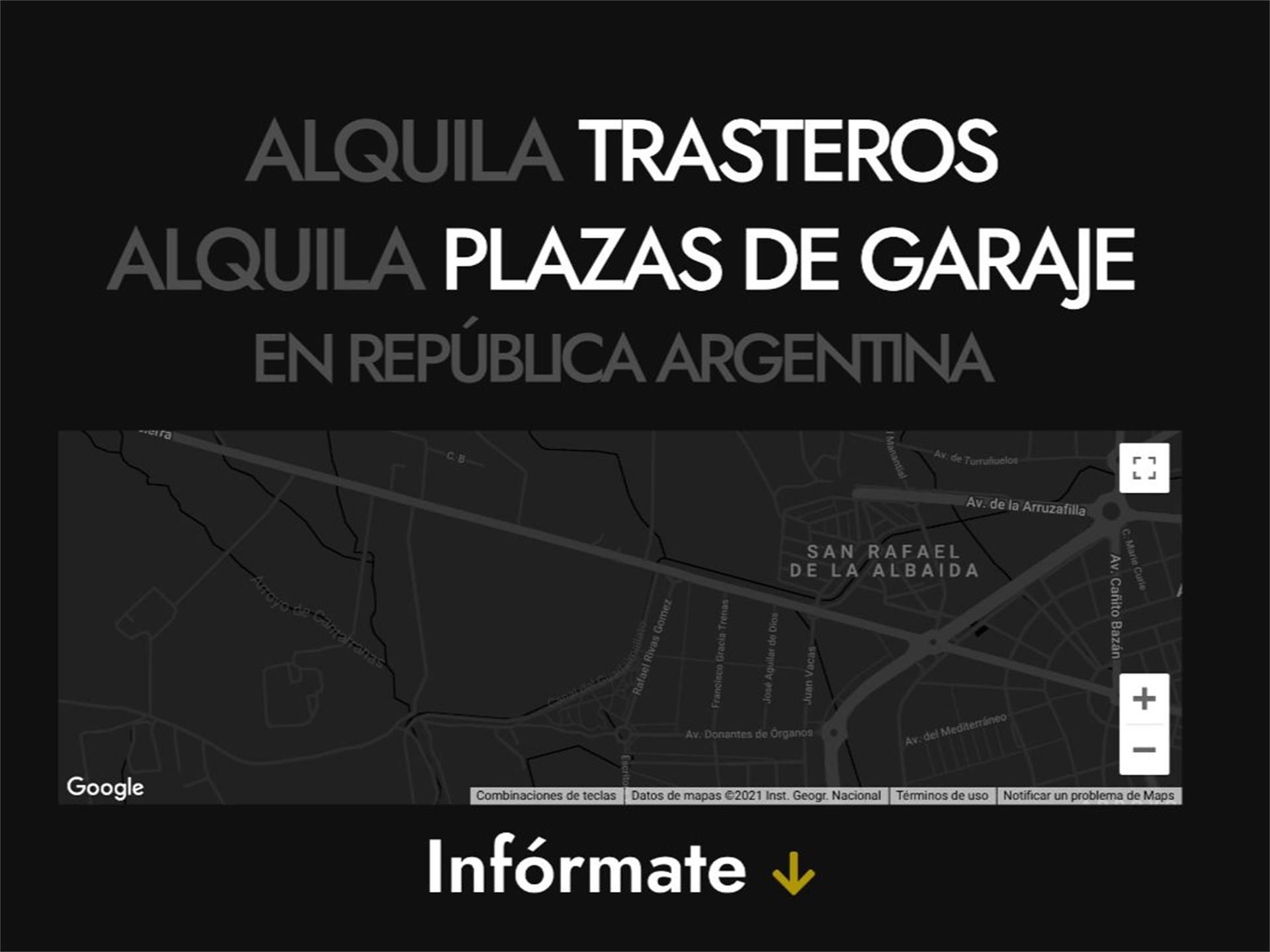 Vista exterior de Traster de lloguer en  Córdoba Capital