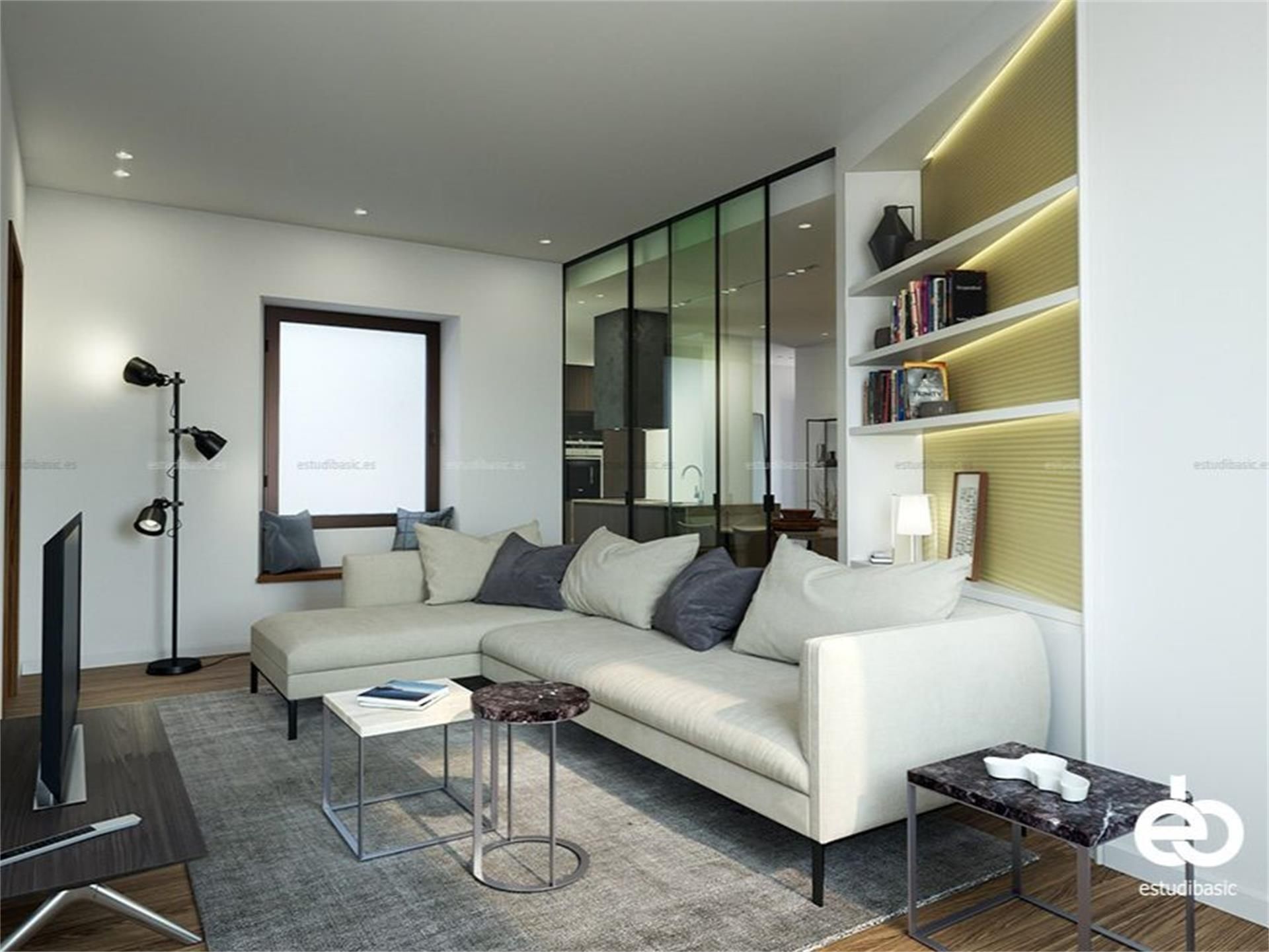 Living room of Apartment for sale in Salamanca Capital  with Air Conditioner