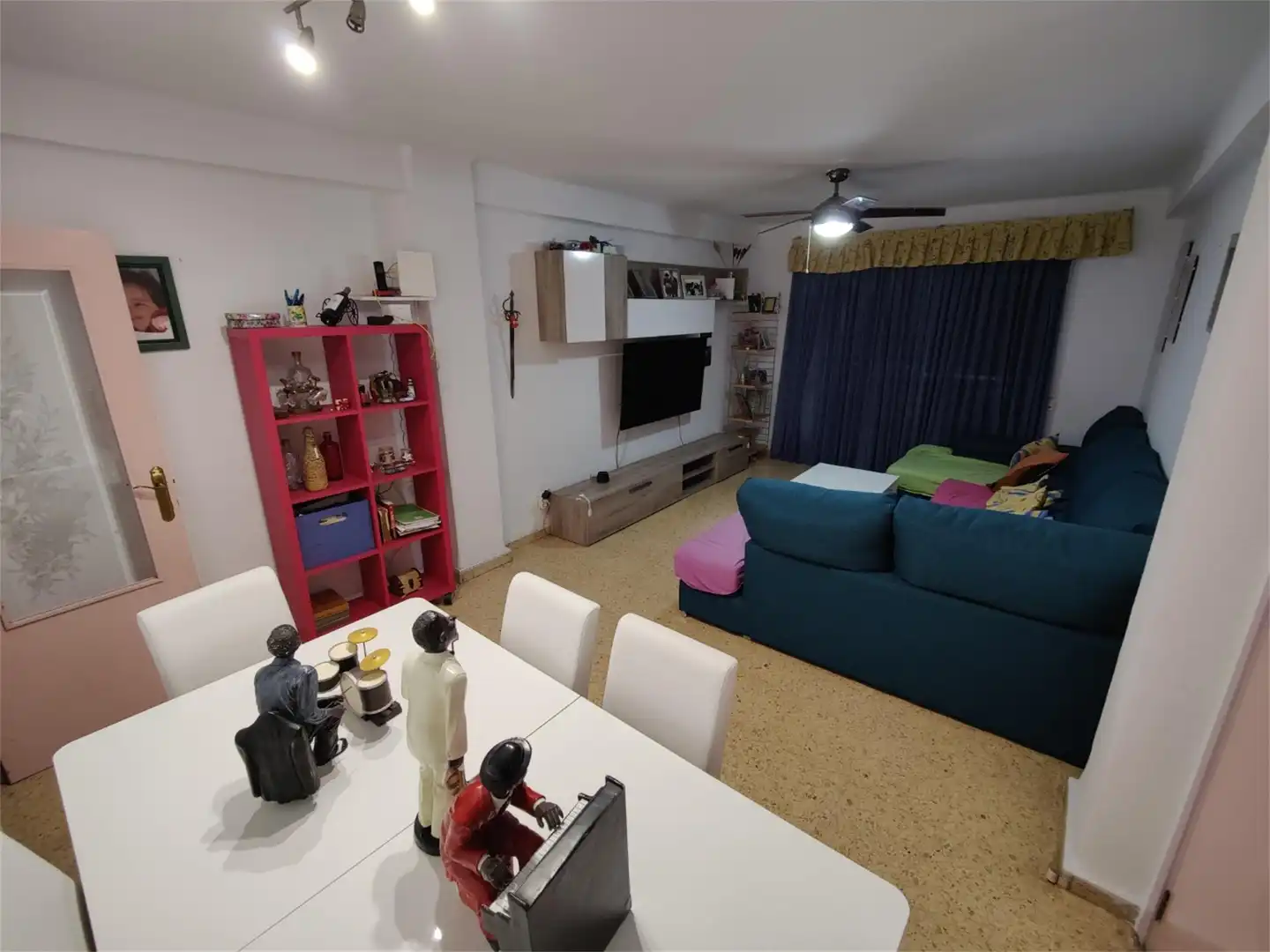 Flat for sale in Calle Churruca, 14, Nuevo Centro Living room of Flat for sale in Sagunto / Sagunt with Air Conditioner, Furnished and Balcony