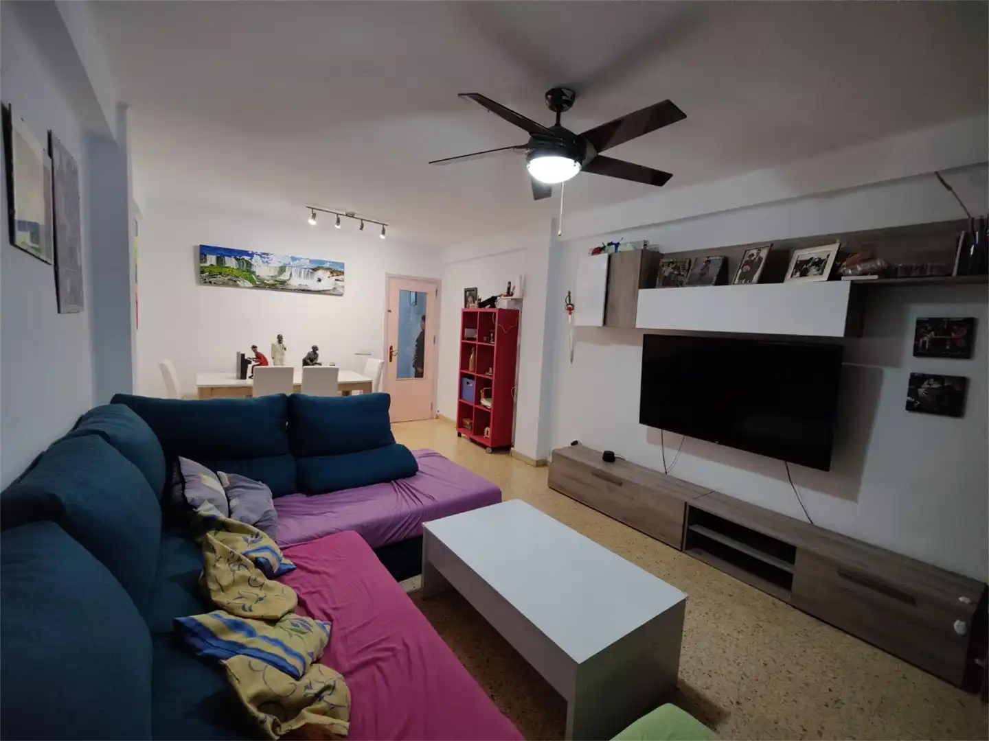 Flat for sale in Calle Churruca, 14, Nuevo Centro Living room of Flat for sale in Sagunto / Sagunt with Air Conditioner, Furnished and Balcony