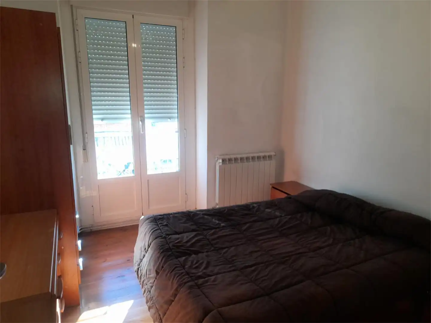 Schlafzimmer von Wohnung zur untervermieten in Sabiñánigo mit Heizung, Parkett und Terrasse
