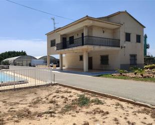 Exterior view of Single-family semi-detached to rent in Elche / Elx  with Air Conditioner, Terrace and Swimming Pool