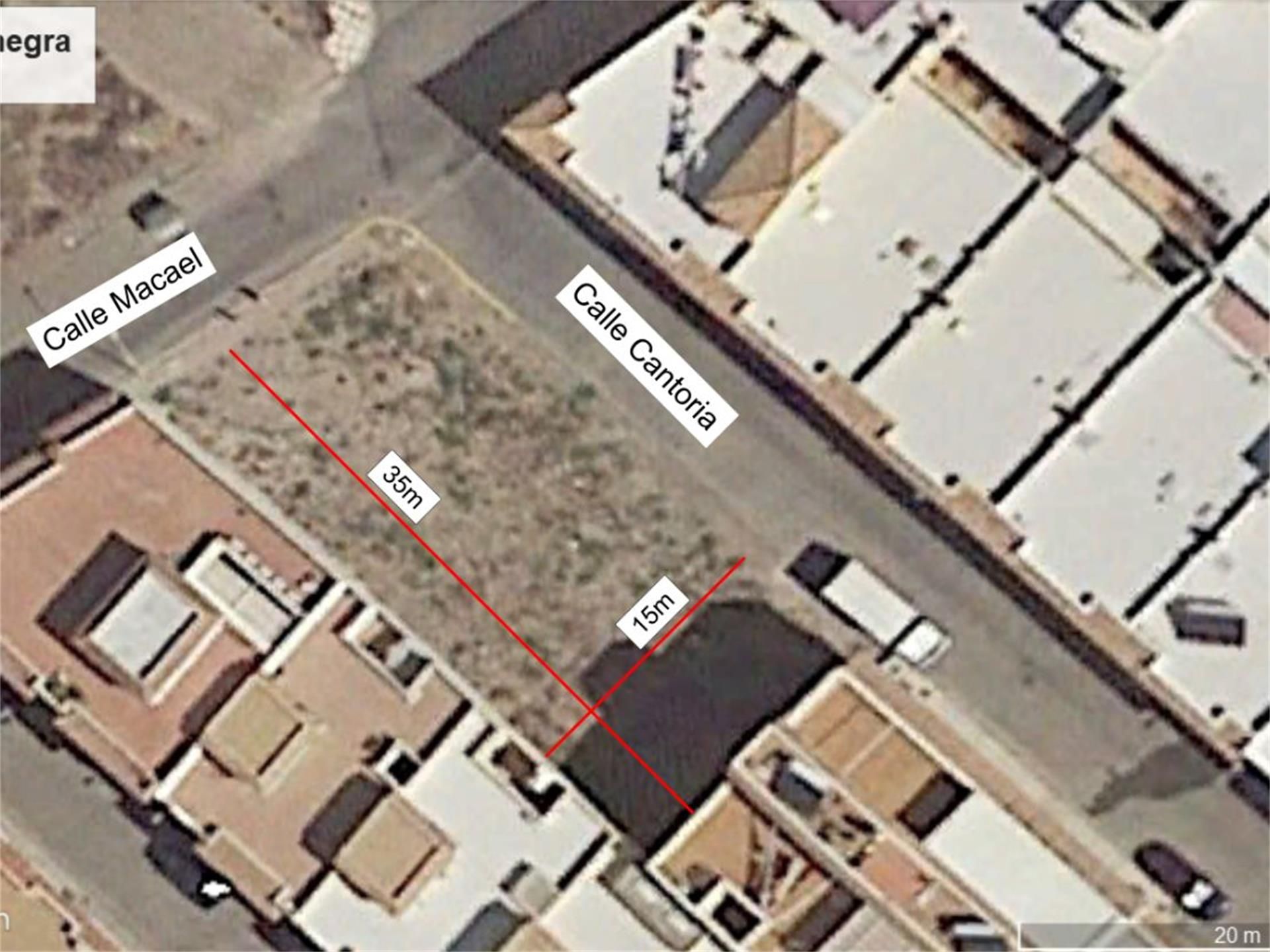Exterior view of Land for sale in Balanegra