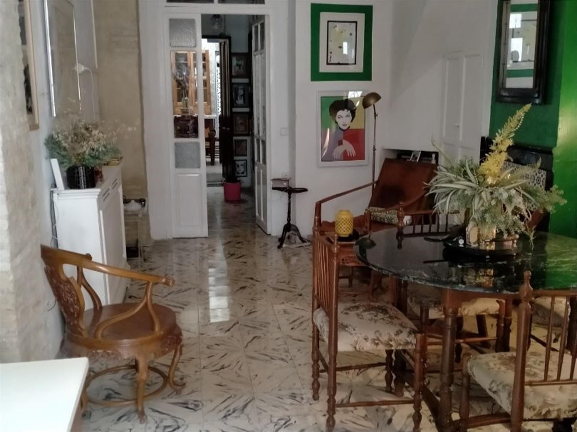 Sala d'estar de Casa adosada en venda en Pego amb Terrassa i Moblat