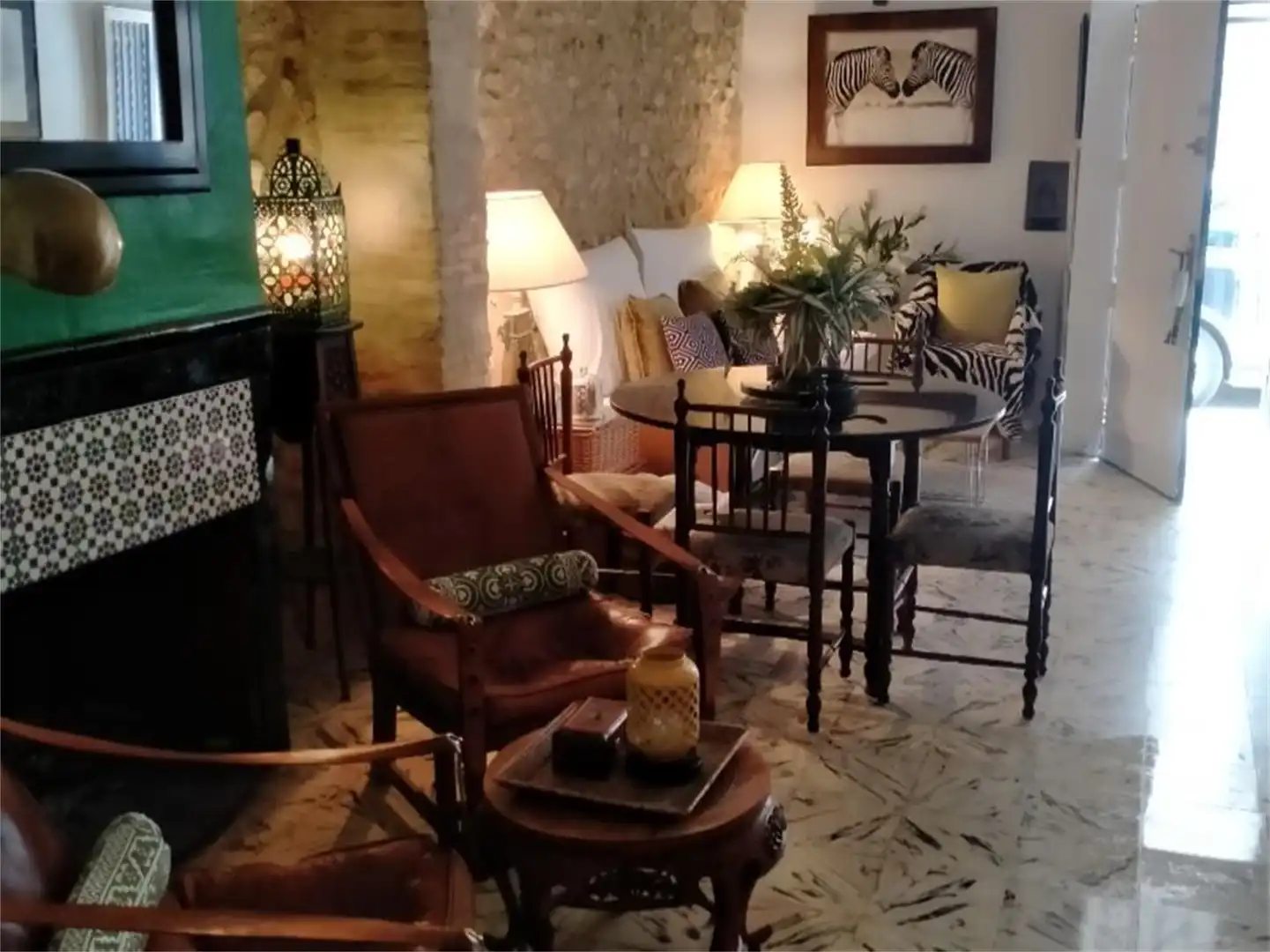 Sala de estar de Casa adosada en venta en Pego con Terraza
