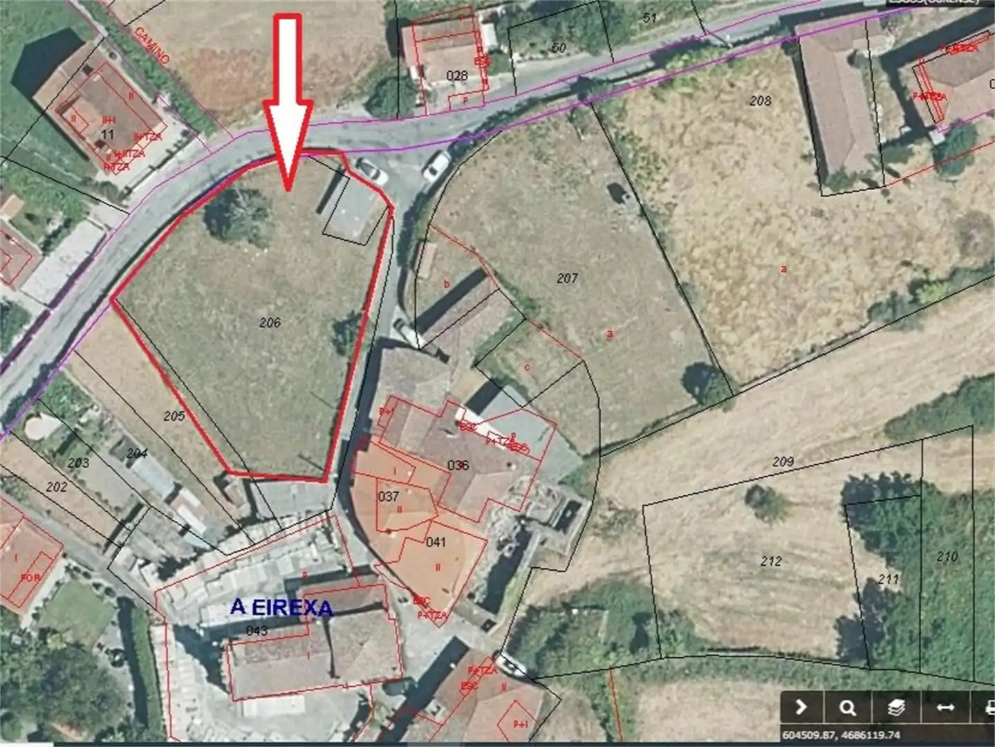 Urbanizable en venta en Estrada a Vilar Pinto, Esgos Urbanizable en venta en Esgos