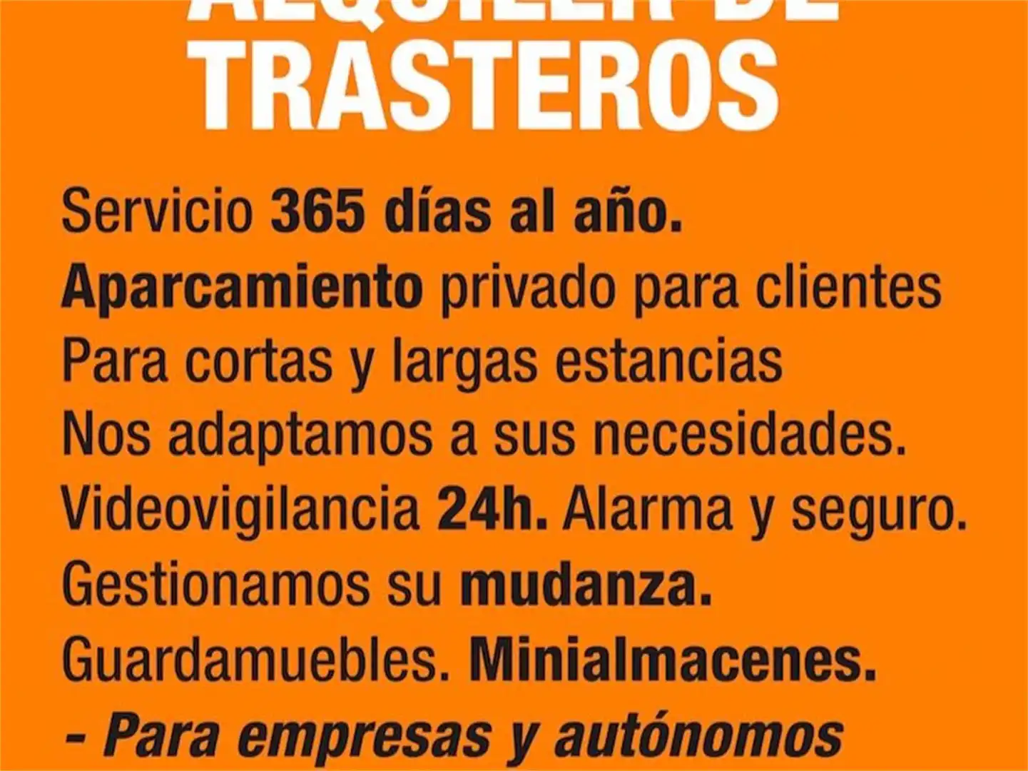 Storage room for rent in Almería