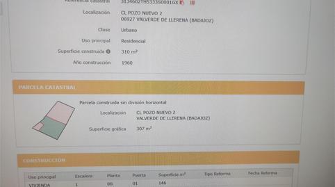 Foto 4 de Casa adosada en venda a Calle Pozo Nuevo, 2, Valverde de Llerena, Badajoz