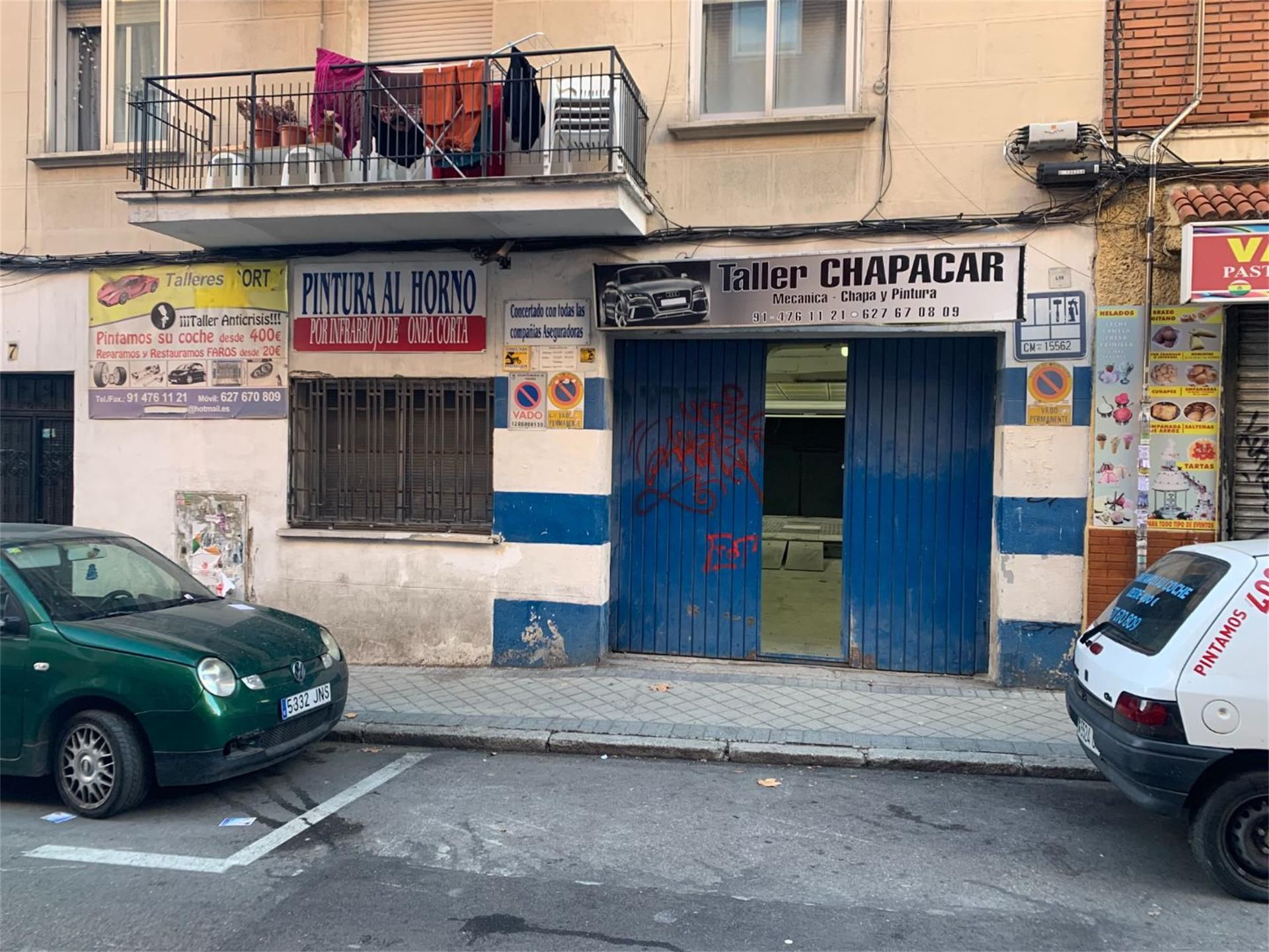 Exterior view of Industrial buildings for sale in  Madrid Capital