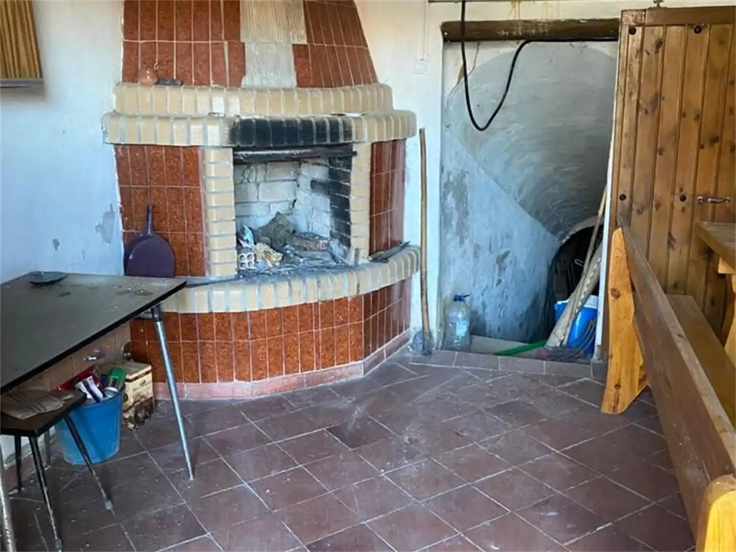 Cuina de Casa adosada en venda en Piña de Campos amb Calefacció