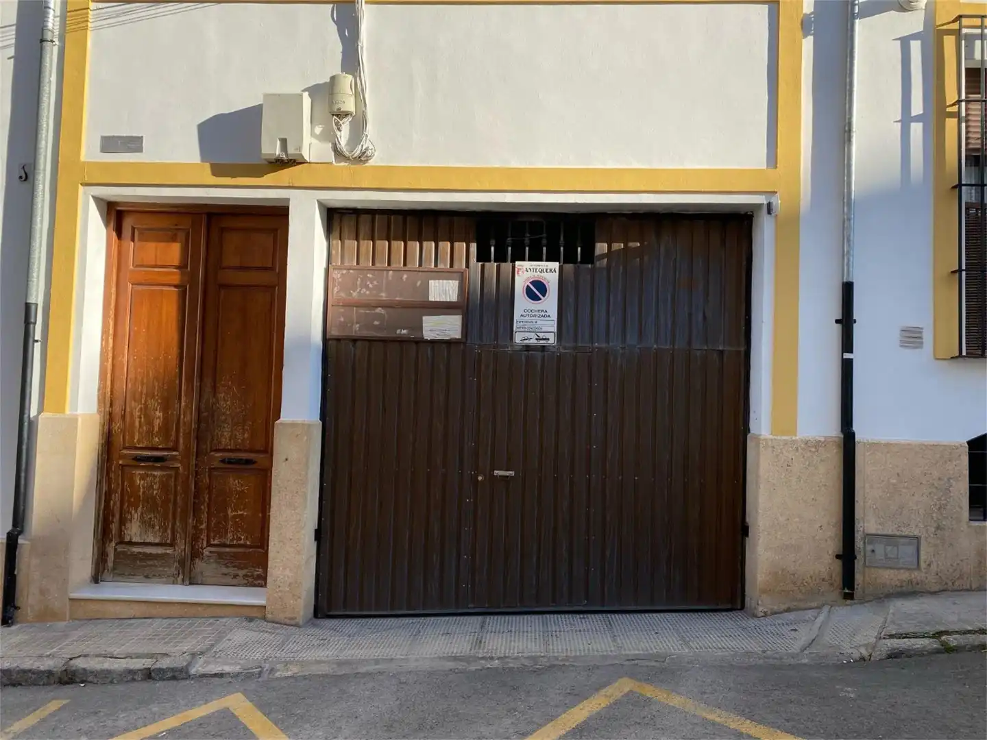 Vista exterior de Garaje en venta en Antequera