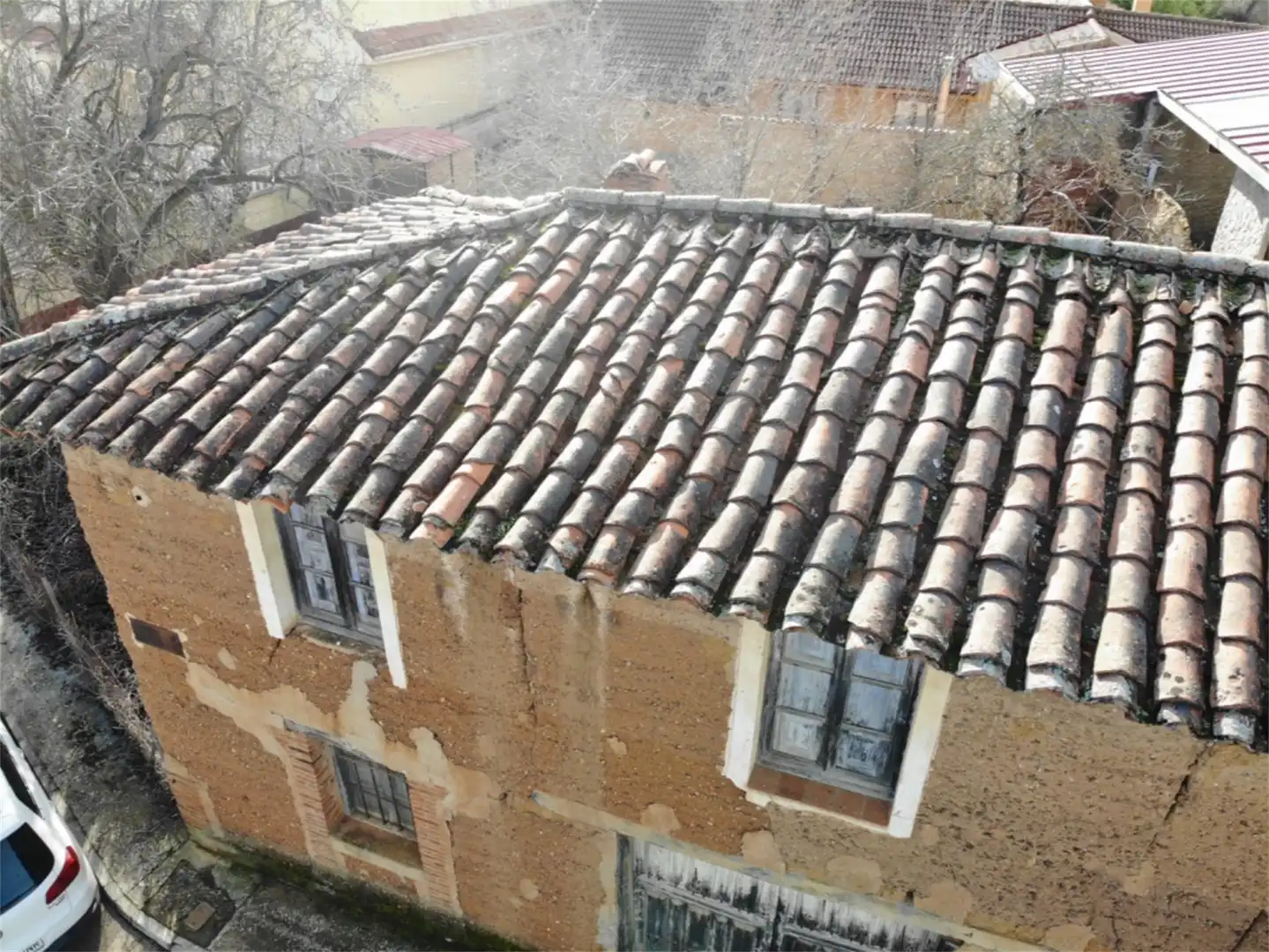 Vista exterior de Piso en venta en Valverde de la Virgen con Jardín privado