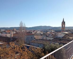 Exterior view of Single-family semi-detached for sale in Igualada  with Terrace, Swimming Pool and Balcony