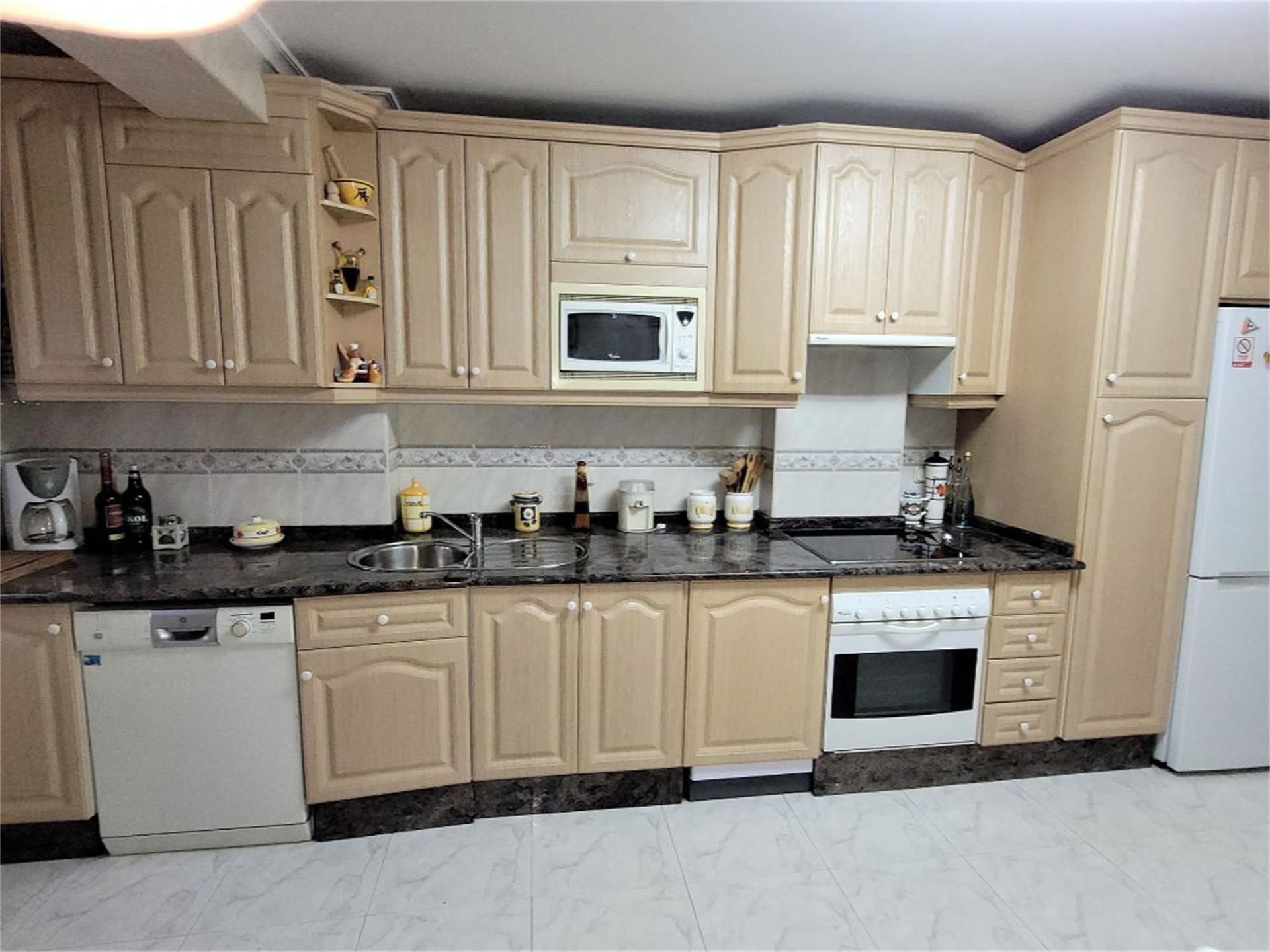 Kitchen of Flat for sale in Corvera de Asturias  with Heating, Storage room and Furnished